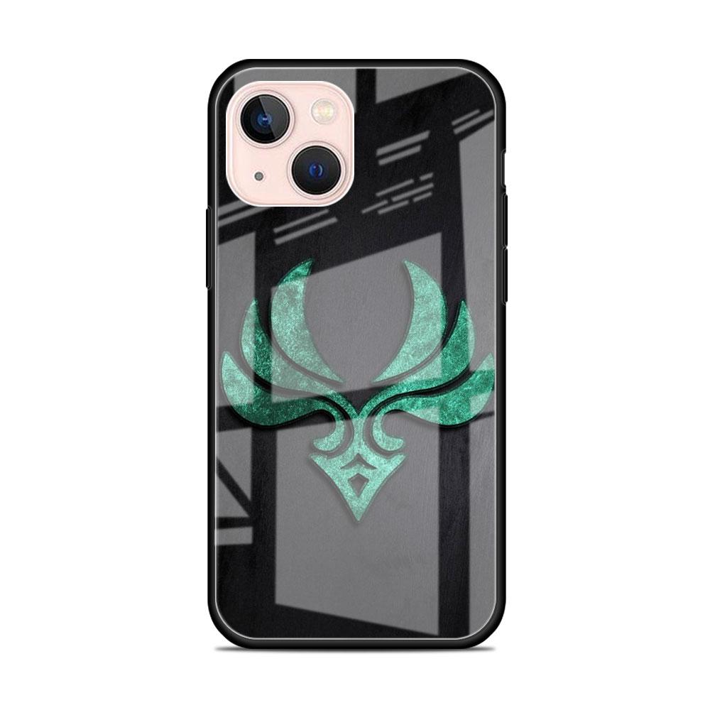 Стеклянный чехол для Apple iPhone 14 13 Pro 11 12 7 8 Plus SE 2022 XR X XS Max 6 6S Закаленная крышка для телефона Genshin Impact