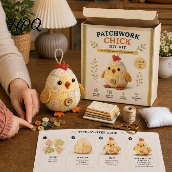 Набор для рукоделия из ткани DIY Пэчворк Животные Набор для ручного шитья с вырезанными деталями
