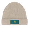 Bonnet Drapeau Kazakhstan En Beige