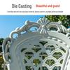 OEING Outdoor Balcony Tea Table and Chair Set