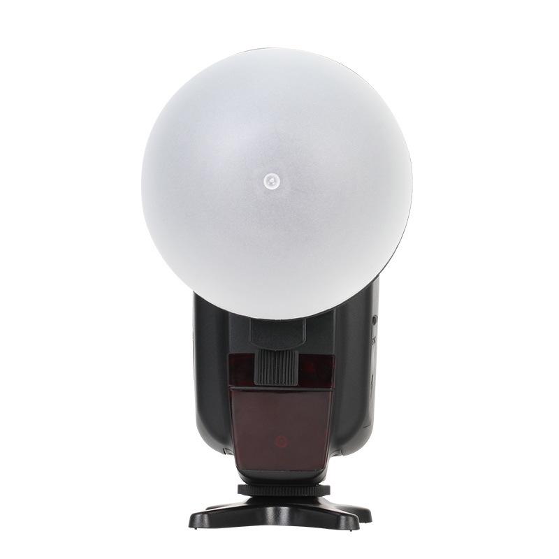 Jiebao TR08 DSLR Magnetic Flash Diffuser with Honeycomb Filters and Quick Release Ball Head