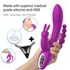 Rabbit Vibrator G-spot 12 Frequency Vibration Toy for Women Anal Plug Beads