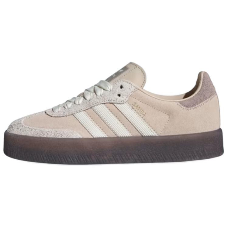 adidas Оригинальные SAMBAE Низкие Кеды для Скейтбординга Женские Серый Белый JI3882