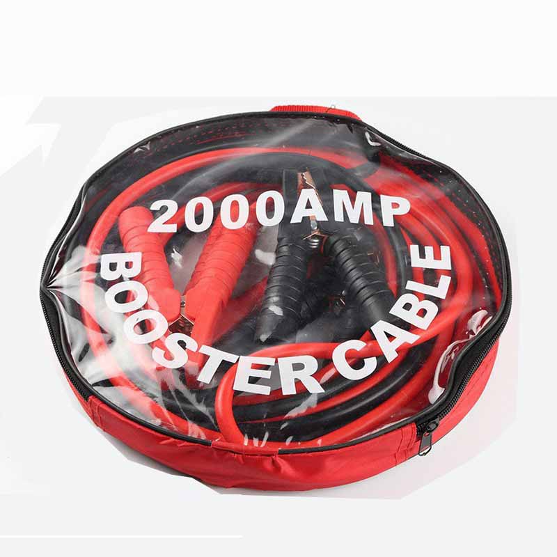 2024 Heavy Duty 2000A 4m/1000A 2.5m Автомобильные аккумуляторные провода для запуска, кабели для запуска, медный провод для подключения, аксессуары для автомобильных аккумуляторов