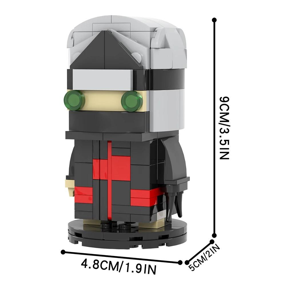 MOOXI Аниме Мультфильмы MOC Набор Кирпичиков Совместимый BrickHeadsed Детали Строительных Блоков Детские Образовательные Игрушки Для Детей Подарок на День Рождения