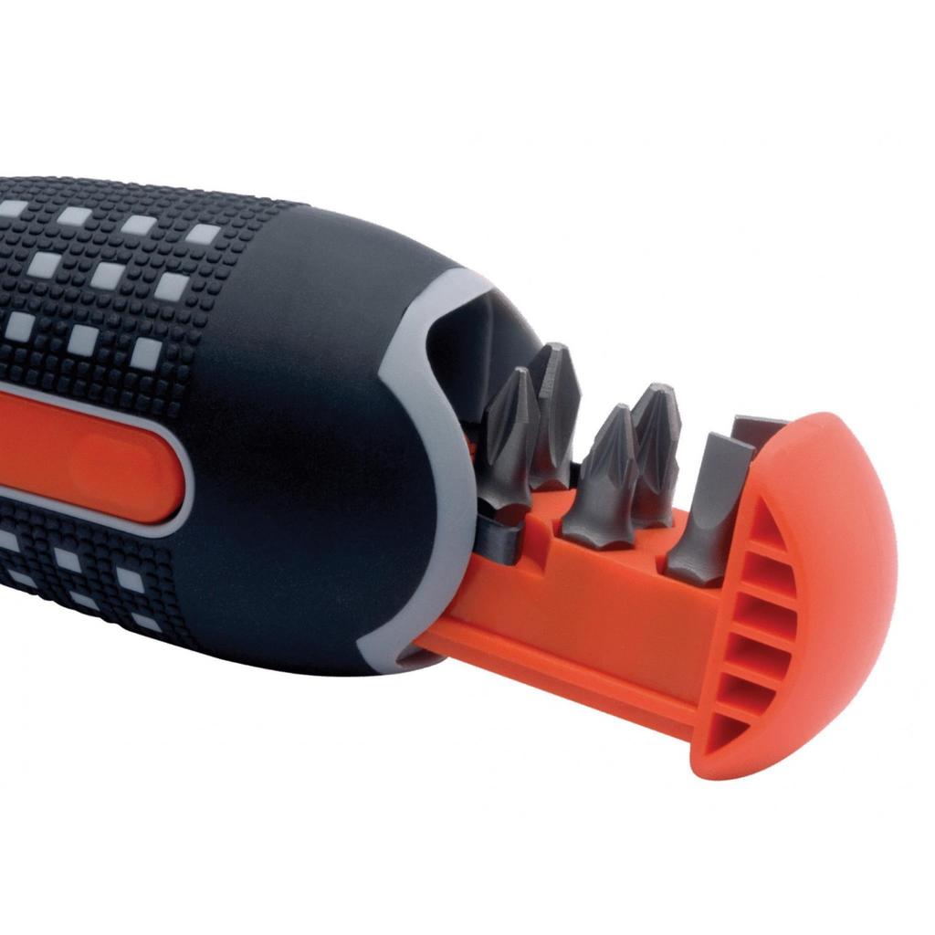 Bahco 808050 Ratchet Screwdriver & 6 Bits