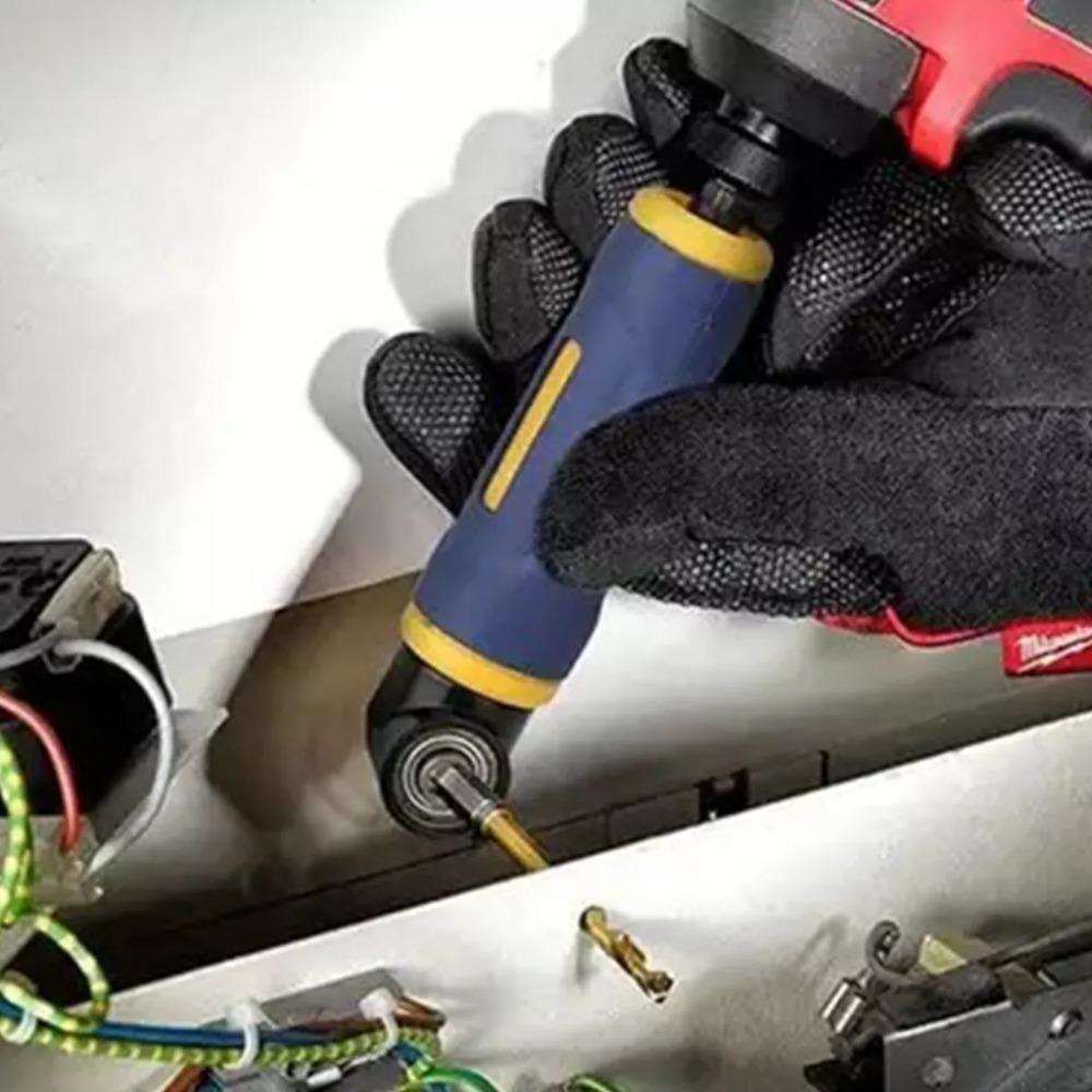 Multi Purpose Right Angle Extension Screwdrive 90 Degree Drill Attachment Tool