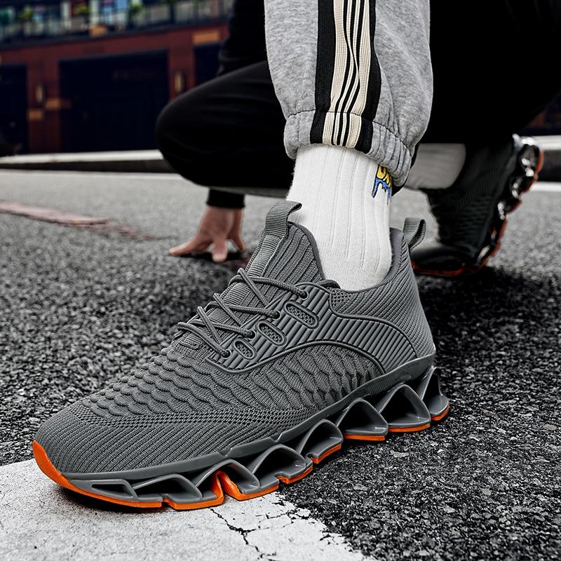 Fashion New Men Running Shoes Size 48 Lace Up Jogging Casual Blade Walking Brand Fashion Sneakers Breathable Outdoor Leisure Comfortabl