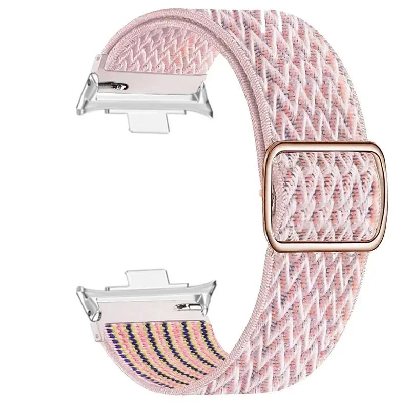 Эластичный нейлоновый ремешок для Redmi Watch 4 5 6, сменный, для женщин и мужчин, плетеный ремешок-петля для Xiaomi Mi Band 8 Pro, браслет