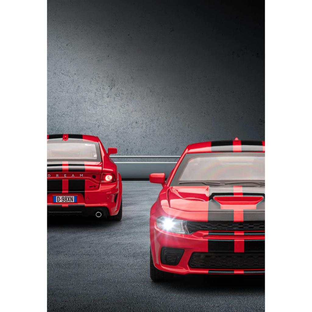 1/32 Dodge Charger SRT Суперспортивный автомобиль Сплав Литье под давлением Модель автомобиля Домашняя Симуляция Настольный Дисплей Взрослый Подарок на День Святого Валентина Мальчики
