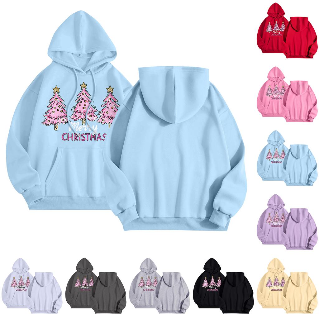 Женская повседневная толстовка с капюшоном и круглым вырезом, длинными рукавами и принтом