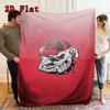 bull dog 2D Flat Pattern Flannel Blanket High quality All Seasons Warmth and Comfort Perfect for Christmas Gifts.MMT0918032