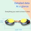 Electroplated Racing Swimming Goggles Men Women Waterproof Anti-Fog Silicone Swim Eyewear Adult Water Sport Diving Glasses