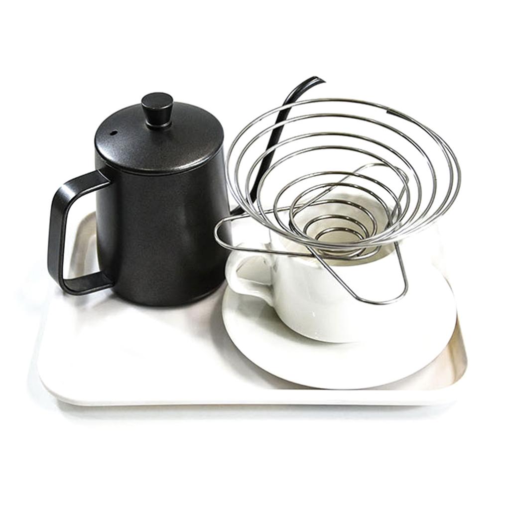 Подставка для капельного кофе для кемпинга на открытом воздухе, фильтр для кофе из нержавеющей стали, прочный и устойчивый к ржавчине для путешествий