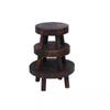 Indoor Outdoor Display Succulent Flower Pot Base Wooden Stool Plant Stand Shelf Flower Pot Holder