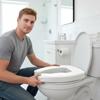 Toilet Seat Riser Ergonomic Portable Assistance Non-slip Padded Seat Toilet Lift Assist for Elderly Disabled Pregnant Home