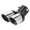 63mm 2.5in Stainless Steel Car Dual Exhaust Tip Tail Pipe Car Accessory