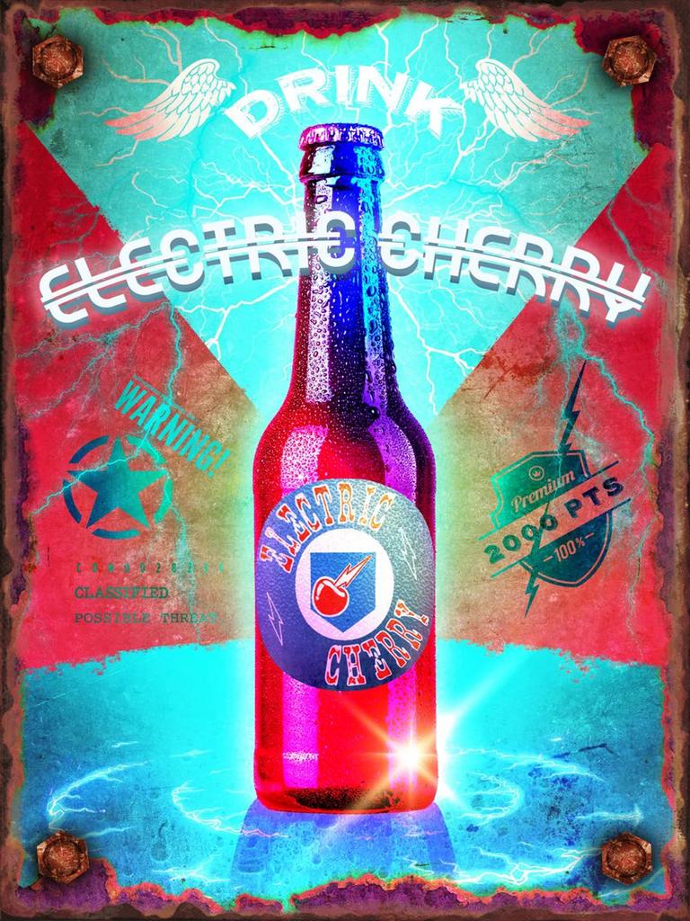 Perk-a-Cola Drink Series Metal Tin Sign Bar Club HD Poster Retro Wall Decor Mural for Kitchen Pub Vintage Iron Plate Home Plaque