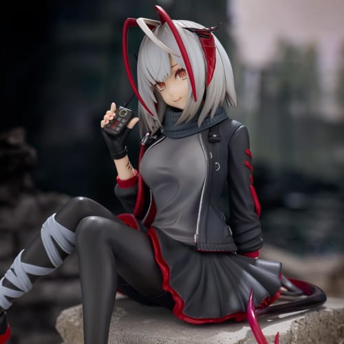 Arknights W Noodle Stopper Figure, Approx. 12cm, Noost, 1 Type, Official Merchandise