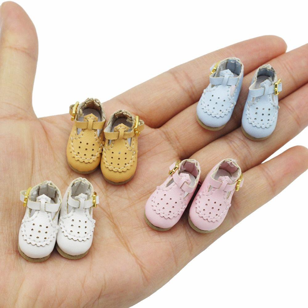 1 Pair Flower Obitsu 11 Doll Shoes Cute 1/12 Bjd Casual Shoes Dress Up 1/12 Bjd Doll Shoes  Holala