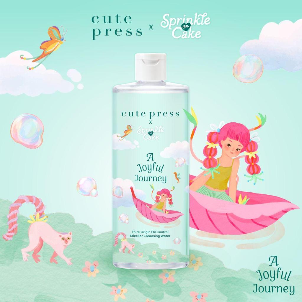 Cute Press A Joyful Journey Pure Origin Micellar Cleansing Water 500 Ml.