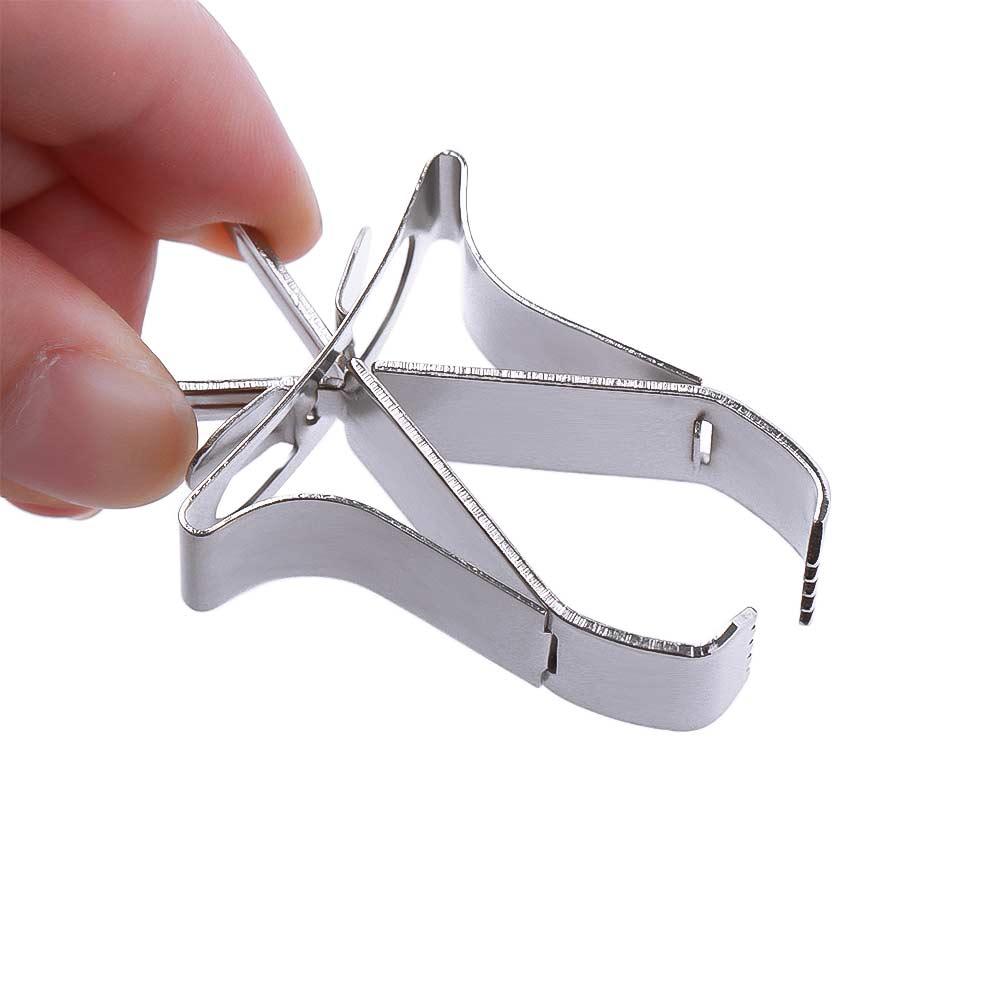 Stainless Steel Vegetable Small Animals Clip Parrot Feeder Bird Food Holders Feeding Clamp