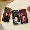 Чехол для телефона Levi Attack On Titan для iPhone 16 15 11 13 14 Pro Max 7 8 Plus X Xr Xs Max 12mini Черный Чехол