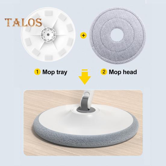 Швабра с выдвижной ручкой, вращающаяся на 360 градусов, для уборки полов из микрофибры, ведро для влажной и сухой уборки, набор для легкой уборки углов