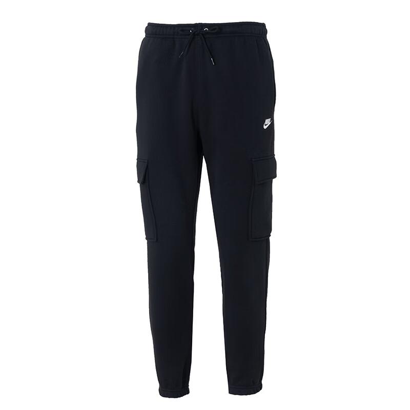 Nike Мужские вязаные спортивные штаны черные с умеренной манжетой FN3806-010