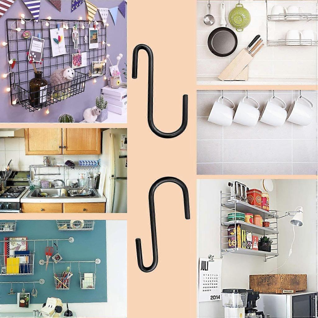 20pcs Heavy Duty S Hooks Hanging Hangers Hooks for Kitchen,Bathroom