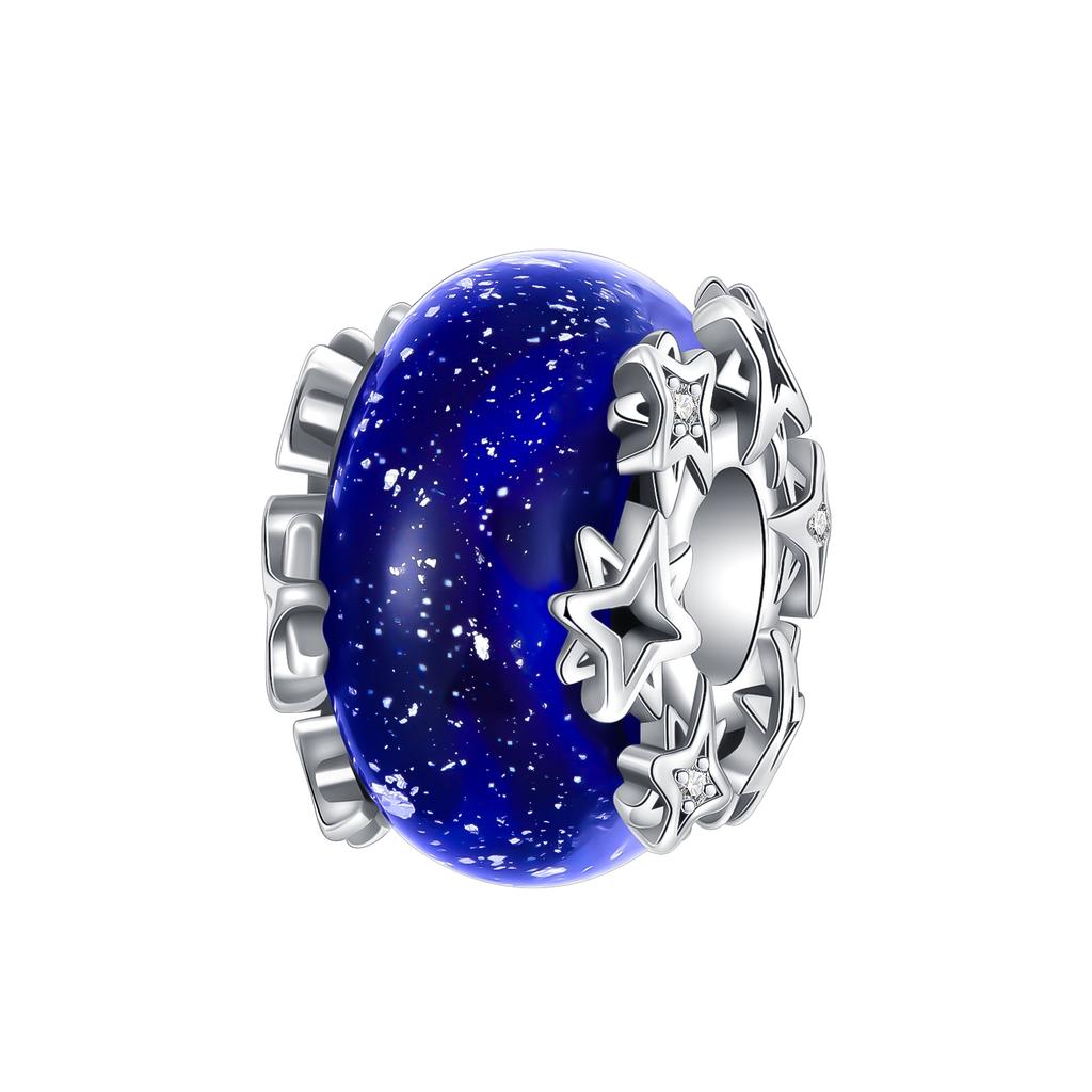 Сияющие Медные Подвески-Звезды Космос Астронавт Морская Звезда Бусины Подвеска Подходит для Оригинальных Браслетов Ожерелий DIY Ювелирное Изделие Подарок