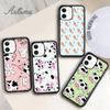 Animal Cute Cartoon Cow Phone Case for iPhone 11 12 13 14 Pro Max Mini X XR XS SE 2020 6S 7 8 Plus Samsung Galaxy S21 S22 Cover
