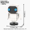 MOOXI MOC Anime Brickheadz Cartoon Figures Robot Animal Building Blocks Toys For Children Adult Friends Gift 3D Medol Kit Bricks