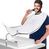 Beard Bib Apron, Beard Hair Clippings Catcher for Shaving and Trimming with 2 Suction Cups, Grooming Gifts for Men