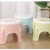 Cartoon Bear Paw Stool Home Wholesale Plastic Thickened Non-Slip Small Stool Bathroom Foot Porch Stool Solid Color