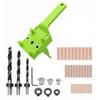41Pcs Dowel Jig Handheld Dowelling Hole Drilling Guide Tool 6mm 8mm 10mm for Woodworking