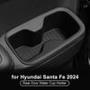 Для Hyundai Santa Fe 6/7 мест 2025 2025 Вставка подстаканника боковой двери второго ряда Подстаканник Бокс Амортизирующий лоток для хранения TPE Организация