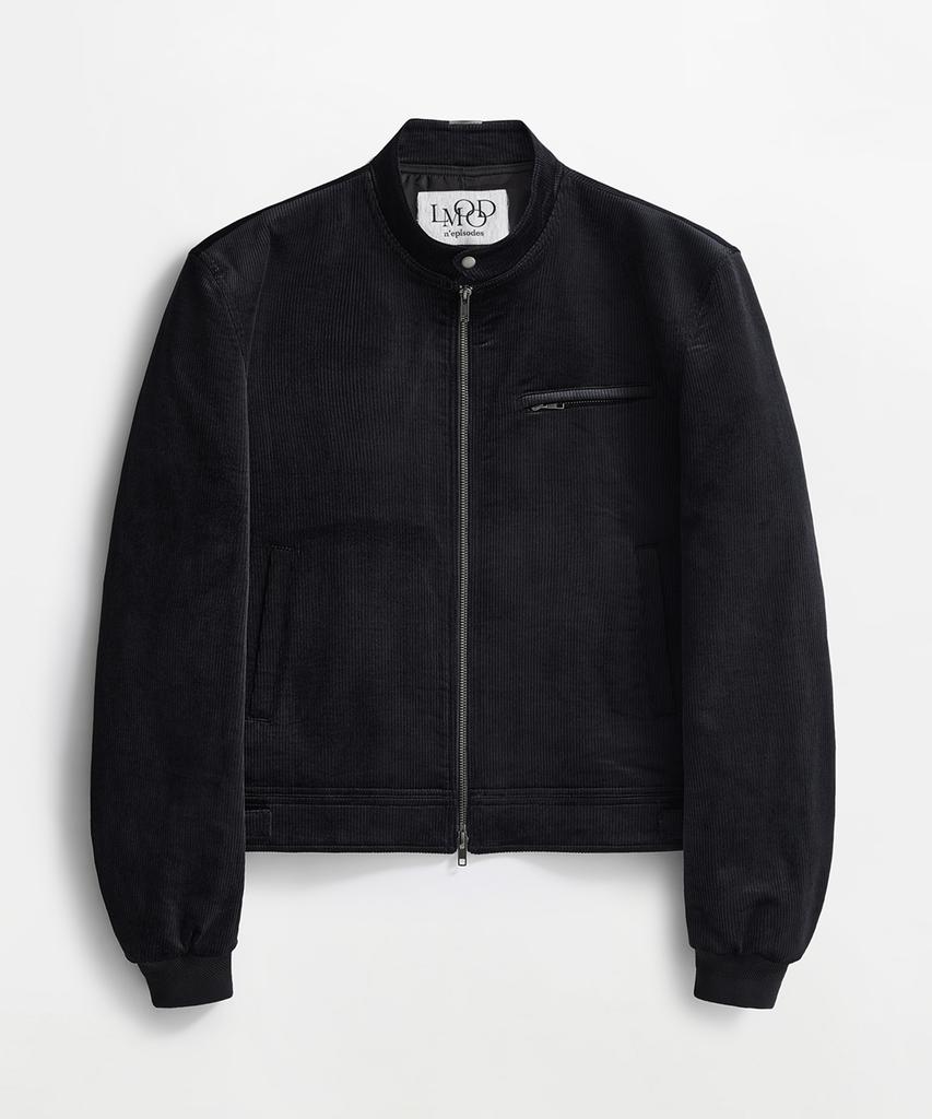 LMOOD Vario Velvet Racer Jacket Black