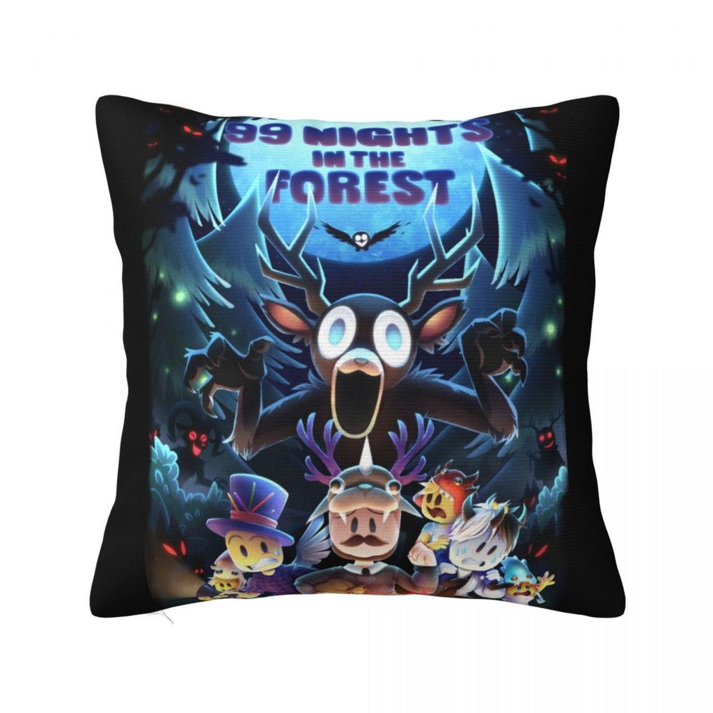 99 Nights In The Forest Pillow Cover Kawaii Pillow Case For Sofa Home Decoration Cushion Cover Square Custom Diy Pillowcases