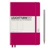 Leuchtturm A5 Notebook, Plain, Berry, 344810, Officially Imported