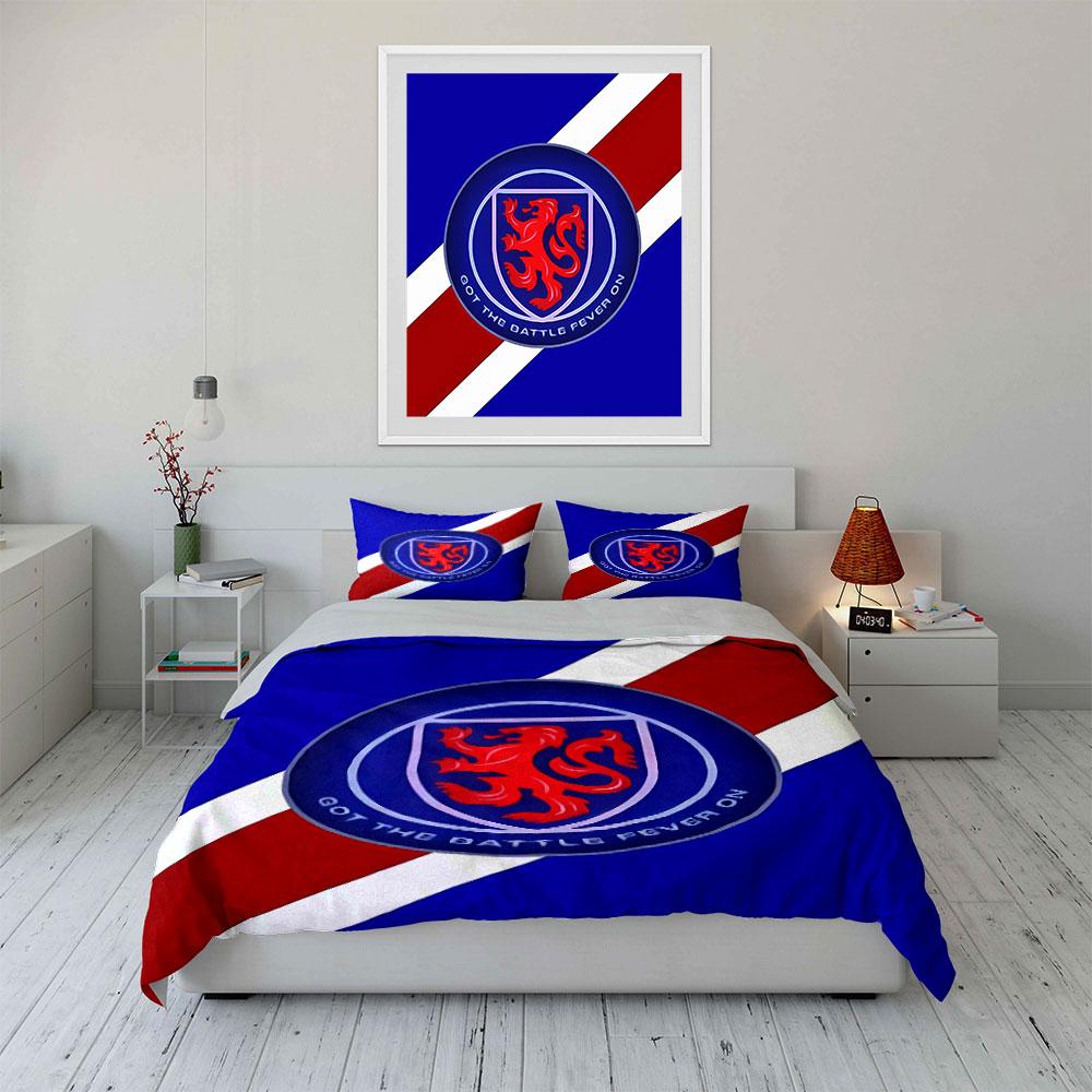 Red Lion Emblem Bedding Set Bedding Duvet Cover Set Duvet Cover Pillowcases  (1 * Duvet Cover 2 * Pillowcases, without duvet insert)