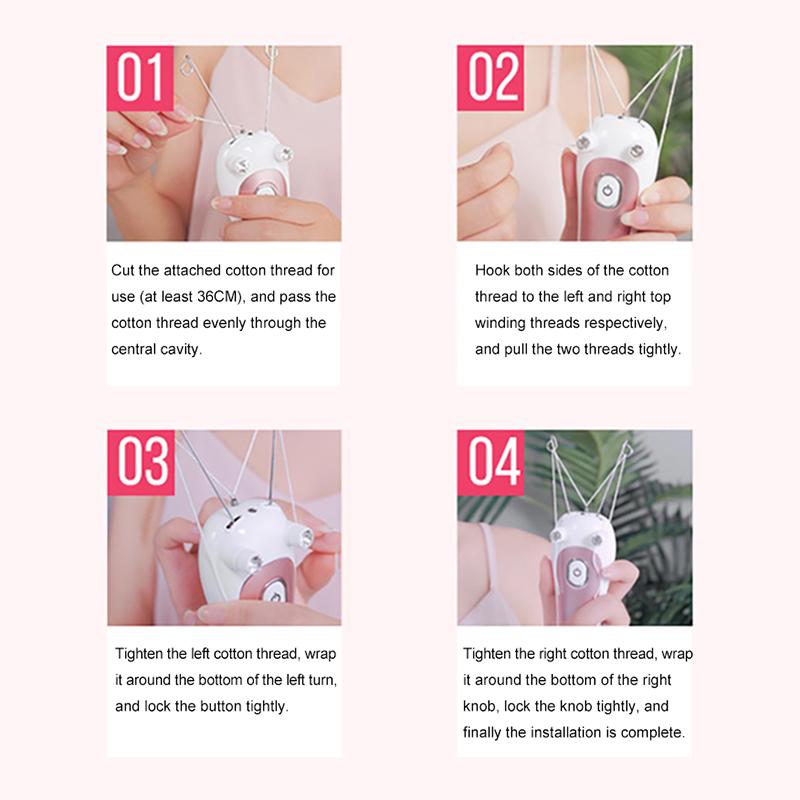 Физическая хлопковая нить для удаления волос на лице, проволока для удаления волос на теле из хлопка