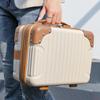 Hand-Held 14 Inch Cosmetic Storage Luggage Case Travel Vintage Cosmetic Bag Suitcase Scratch-Resistant