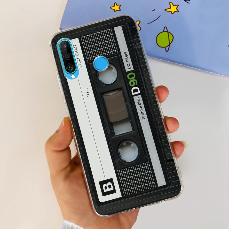 For Huawei P30 Lite Case MAR-LX1M MAR-L21A MAR-LX1A Cute Astronaut Cover Clear Silicone Bumper For Huawei P30 Pro Lite P 30 Capa