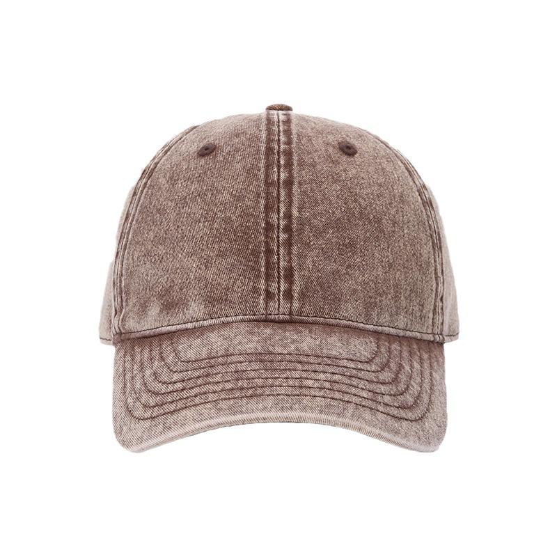 JAC22 M6140 Vintage Unisex Casual Baseball Cap Snowflake Washed Duckbill Denim Hat with Sun Protection