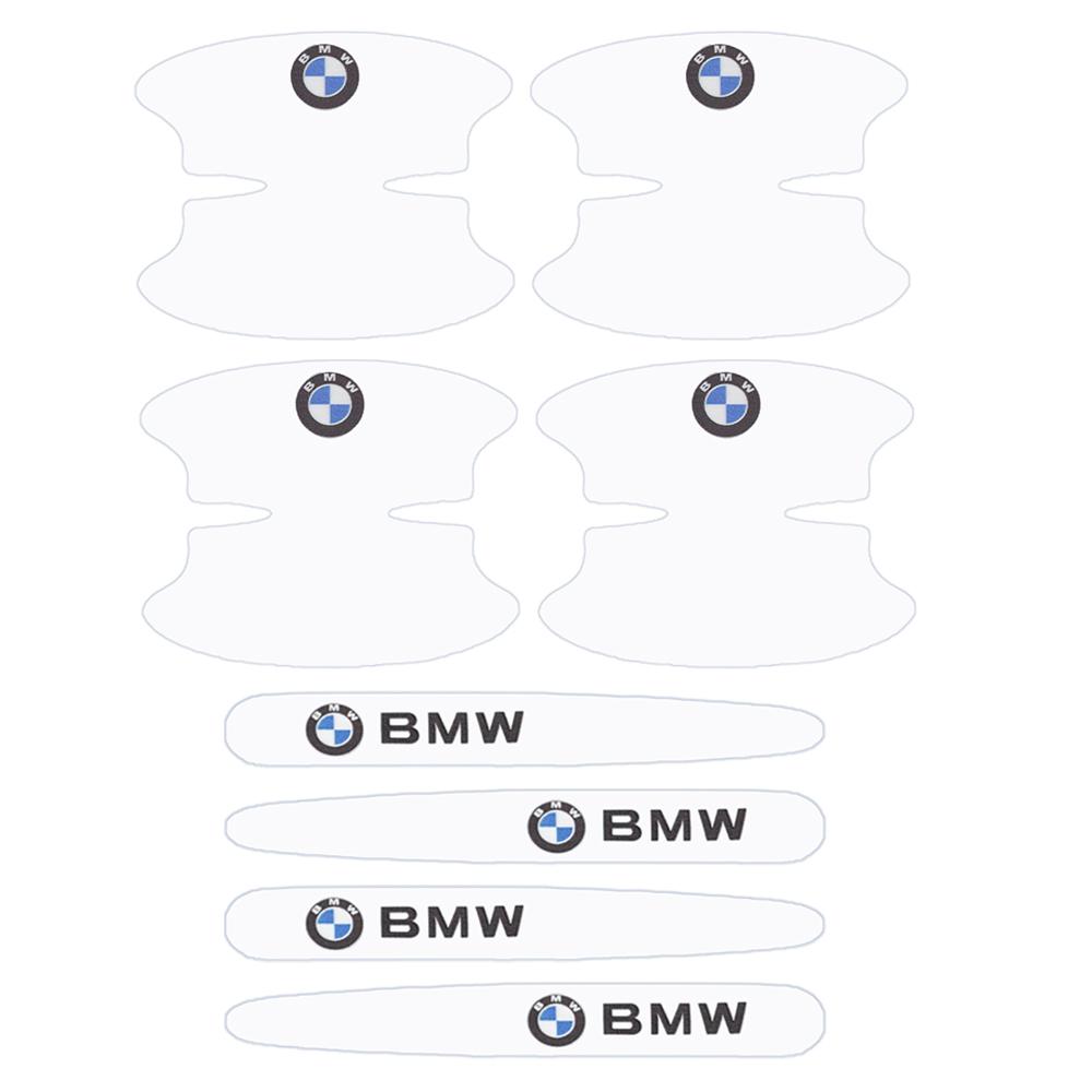 BBKV7 Car Transparent Door Handle Bowl Protective Film Anti-Scratch Sticker Accessories For BMW M E90 E60 F18 F30 F20 M3 E87 M4 X3 X1