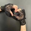 1 Pair Floral Pattern Fake Cuffs Multi Layer Elbow Sleeve Cuff New False Gloves  Universal Size