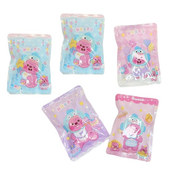 5 шт. мультфильм охлаждающий небольшой пакет со льдом мгновенные холодные пакеты одноразовые мешки со льдом длительный холодный герметичный контейнер для воды для путешествий и спорта