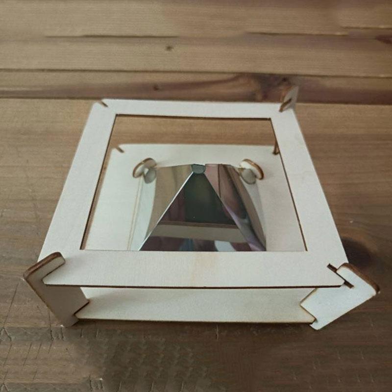 3D Голограмма для смартфона, Голографический проектор, Деревянная, Самостоятельная сборка, Научная образовательная игрушка, Набор для DIY-дисплея, Для детей, Дома