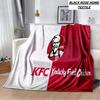 Модное Арт-Принт KFC Логотип Плед для Спальни Дивана Теплый Фланелевый Кемпинга Путешествий На Улицу Взрослый Покрывало